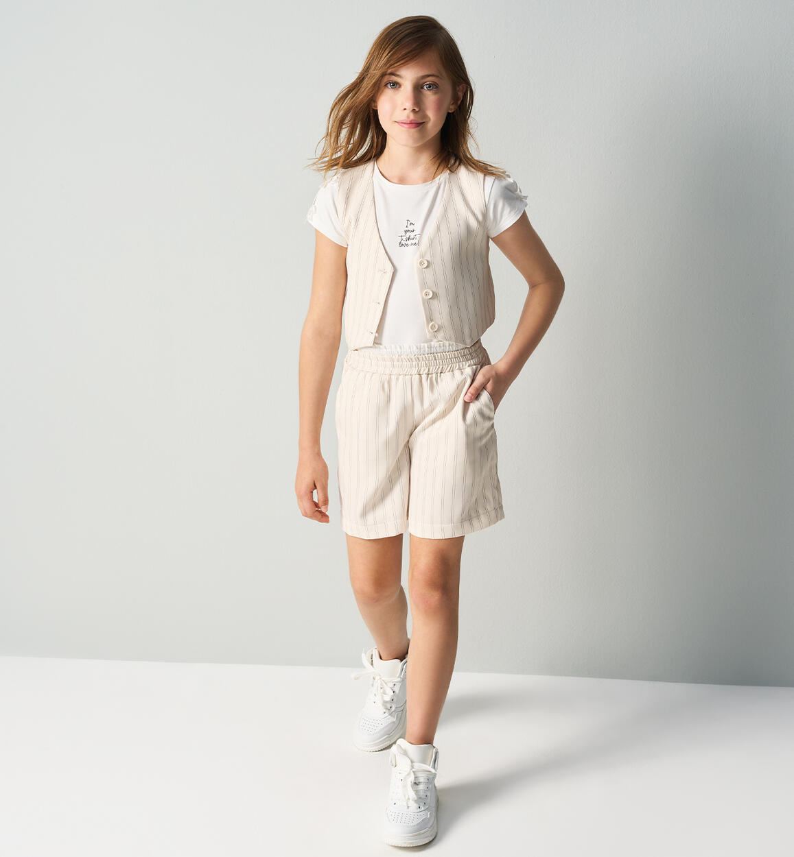 Completo per ragazza GIALLO iDO