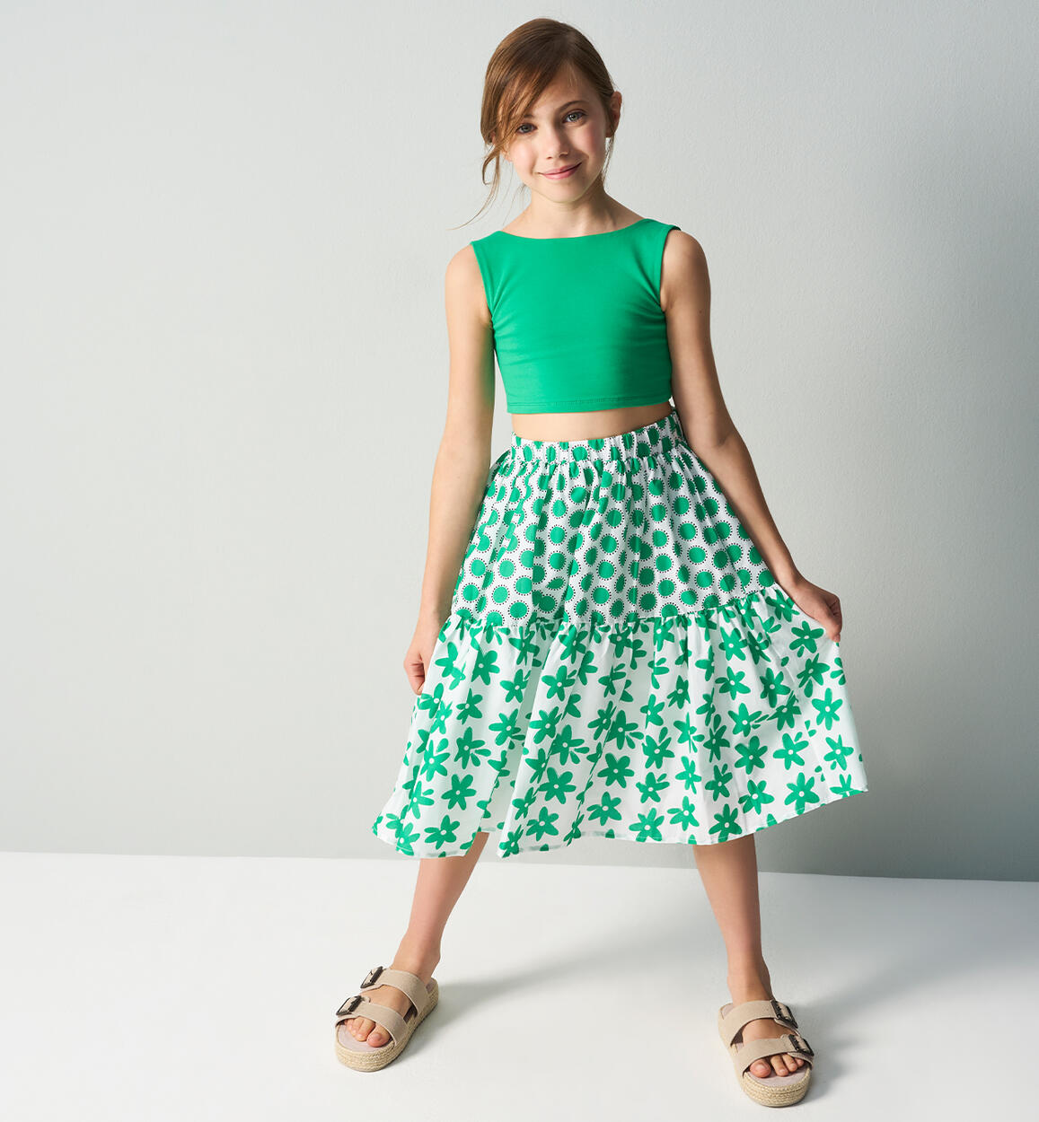 Completo per ragazza iDO VERDE iDO