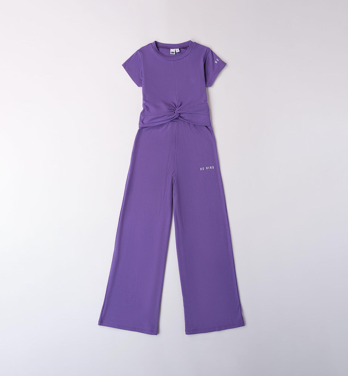 Completo per ragazza in costina VIOLA iDO