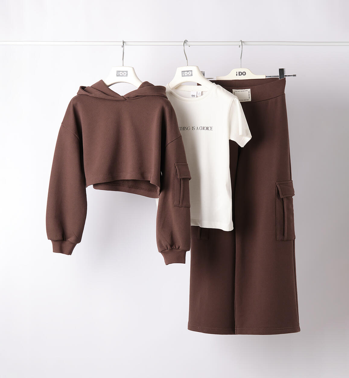 Completo per ragazza MARRONE-0854 - 2844F56100