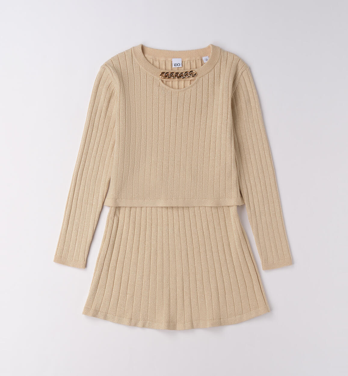 Completo ragazza con gonna ECRU'-0154 - 2844F57200