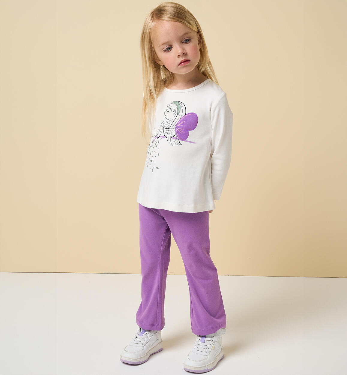 Completo sportivo bambina VIOLA iDO