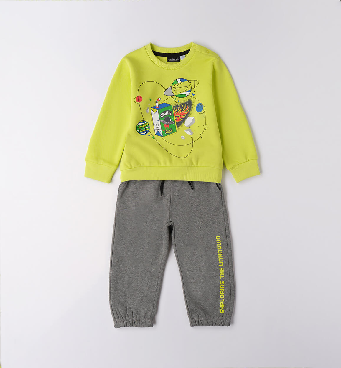 Completo sportivo bambino VERDE Sarabanda