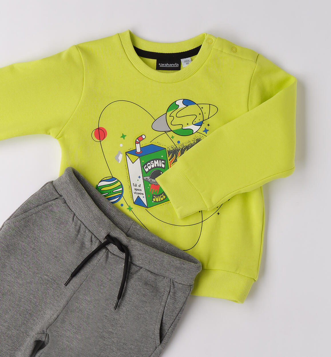 Completo sportivo bambino VERDE CHIARO-5242 - 1020F00900