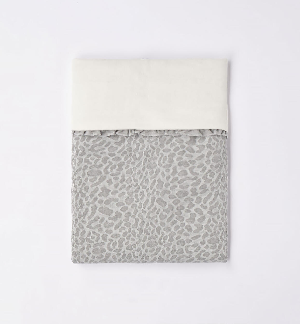Copertina neonata animalier GRIGIO Minibanda