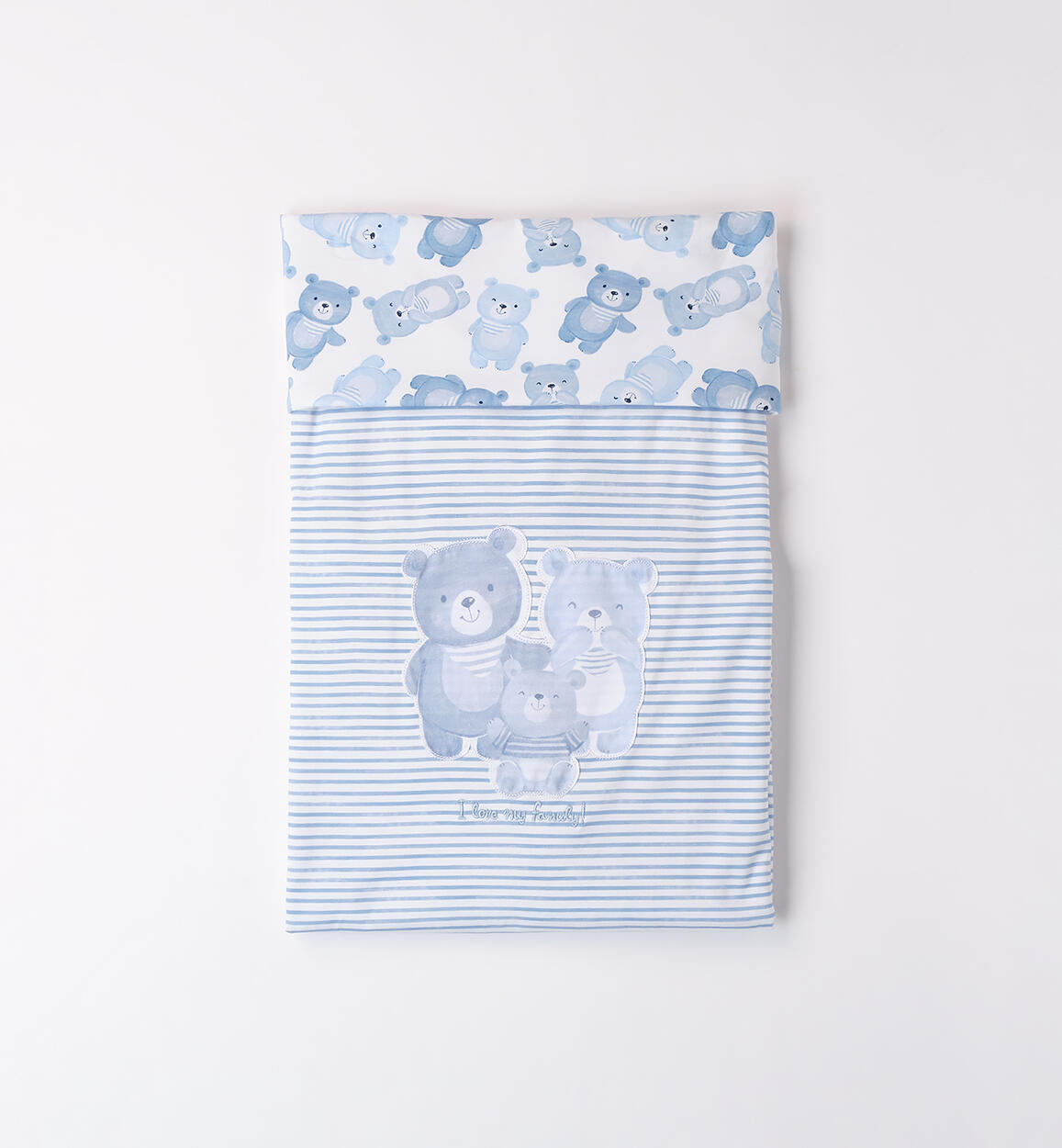 Copertina per neonato BIANCO-AZZURRO-6BDT - 0034B91000