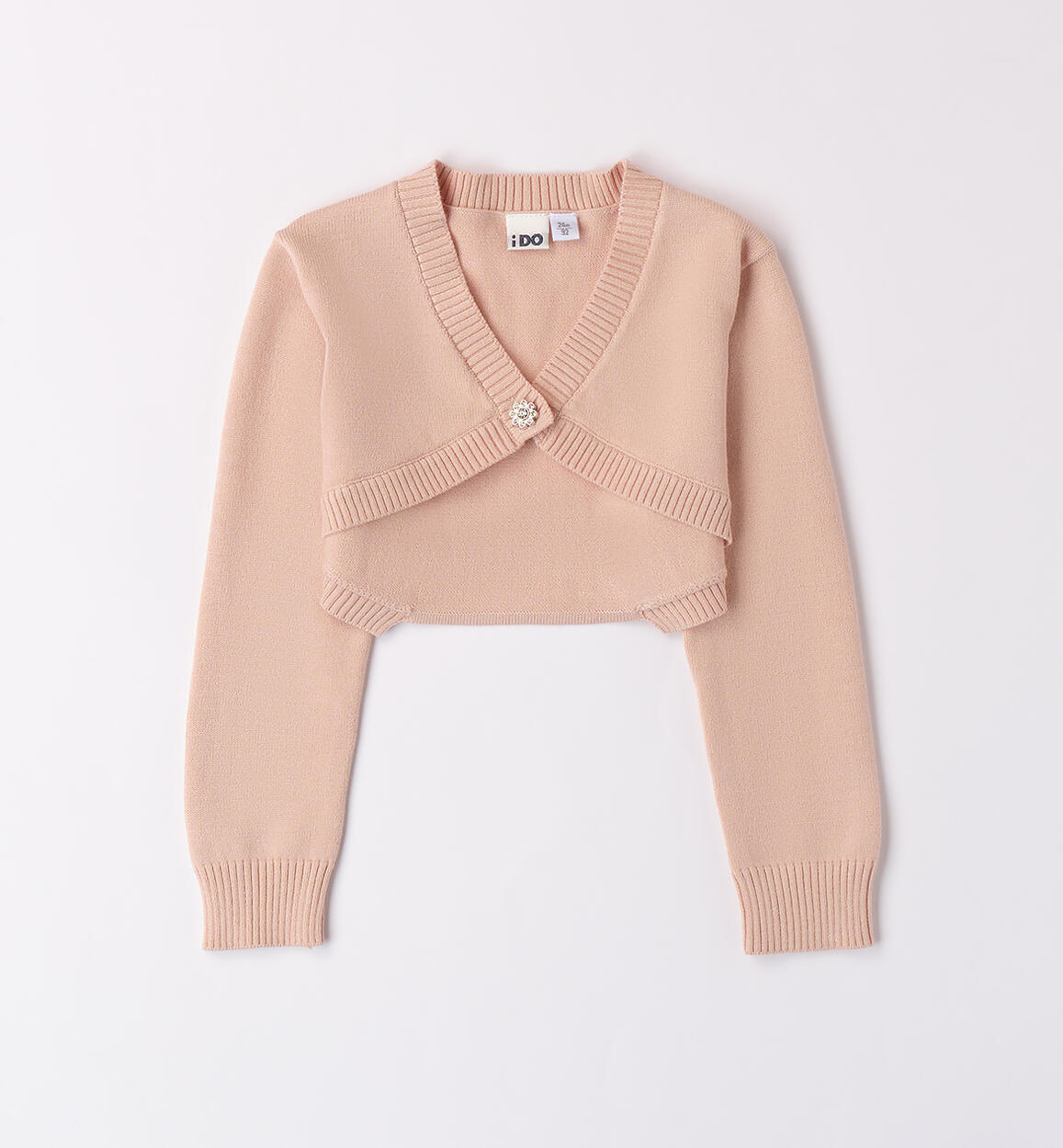 Coprispalle bambina in tricot BEIGE iDO