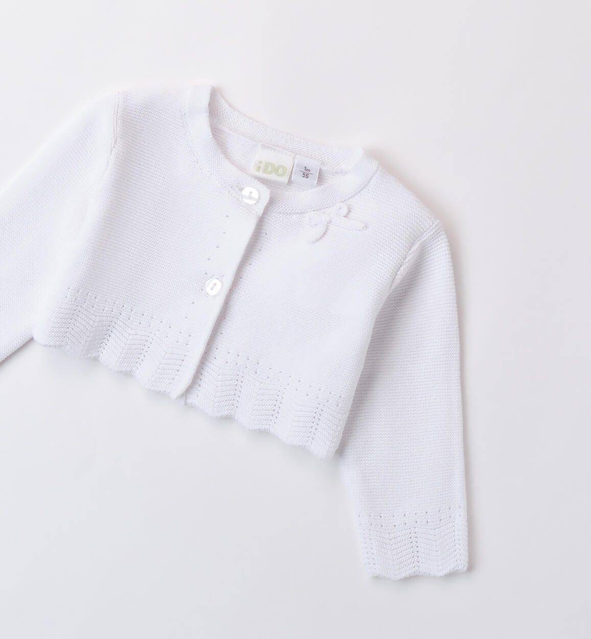 Coprispalle cerimonia bimba BIANCO-0113 - 0084B12000