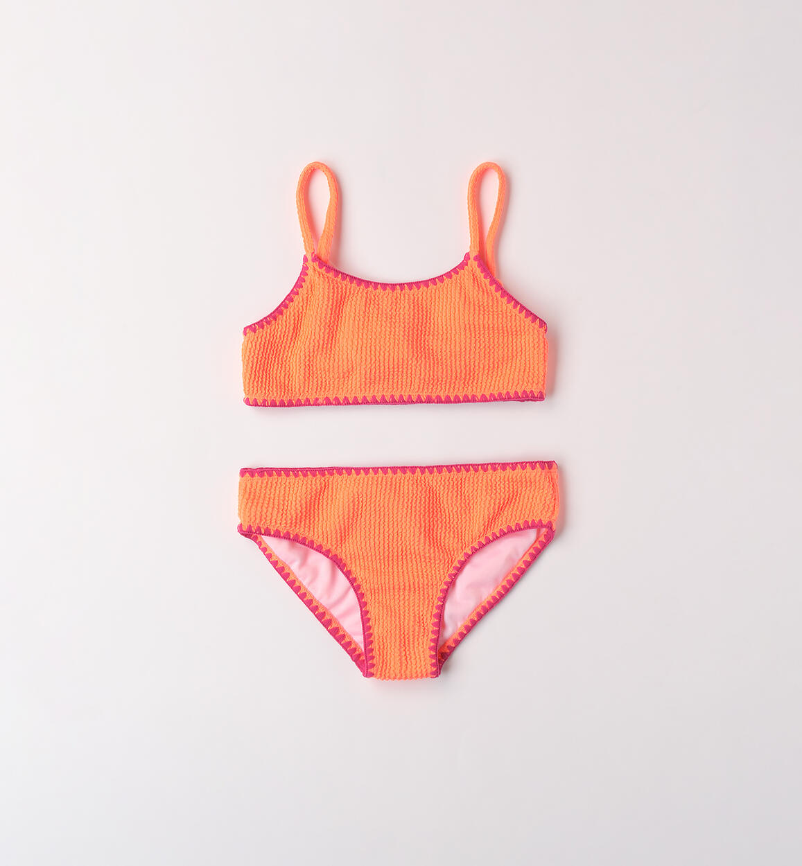 Costume due pezzi ragazza ROSA iDO