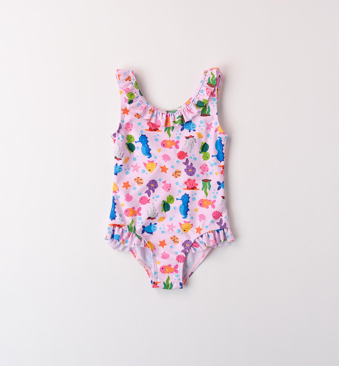 Costume intero bambina ROSA iDO