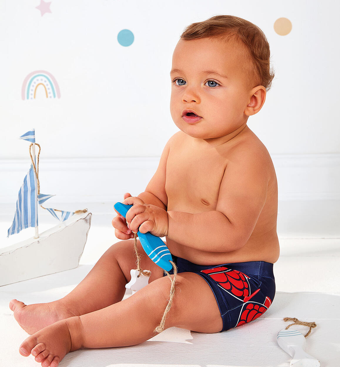 Costume neonato mare BLU iDO