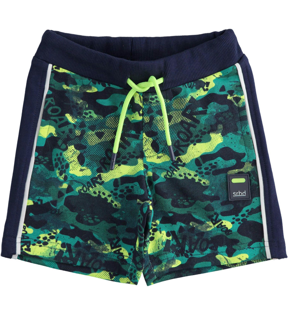 Pantalone bambino camouflage 100% cotone VERDE Sarabanda-Precol