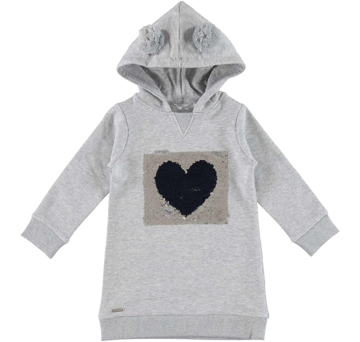 felpa paillettes reversibili bambino