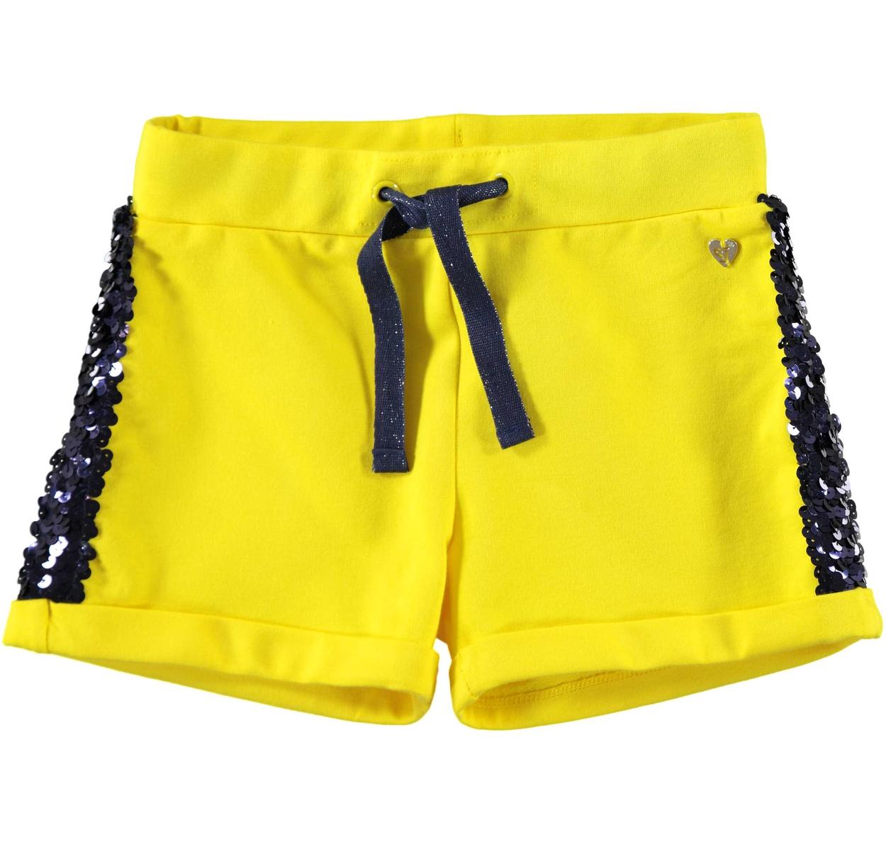 pantaloncini paillettes bambina