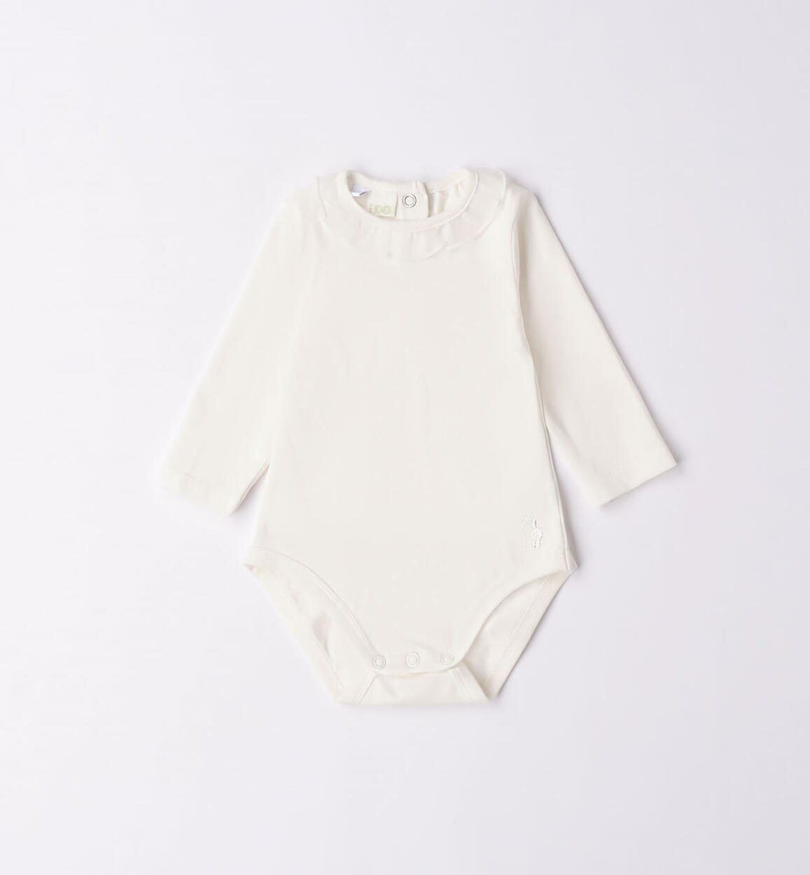 Elegante body manica lunga neonata PANNA iDO