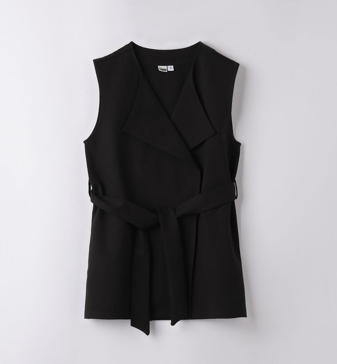 iDO elegant tank top for girls from 8 to 16 years BLACK iDO