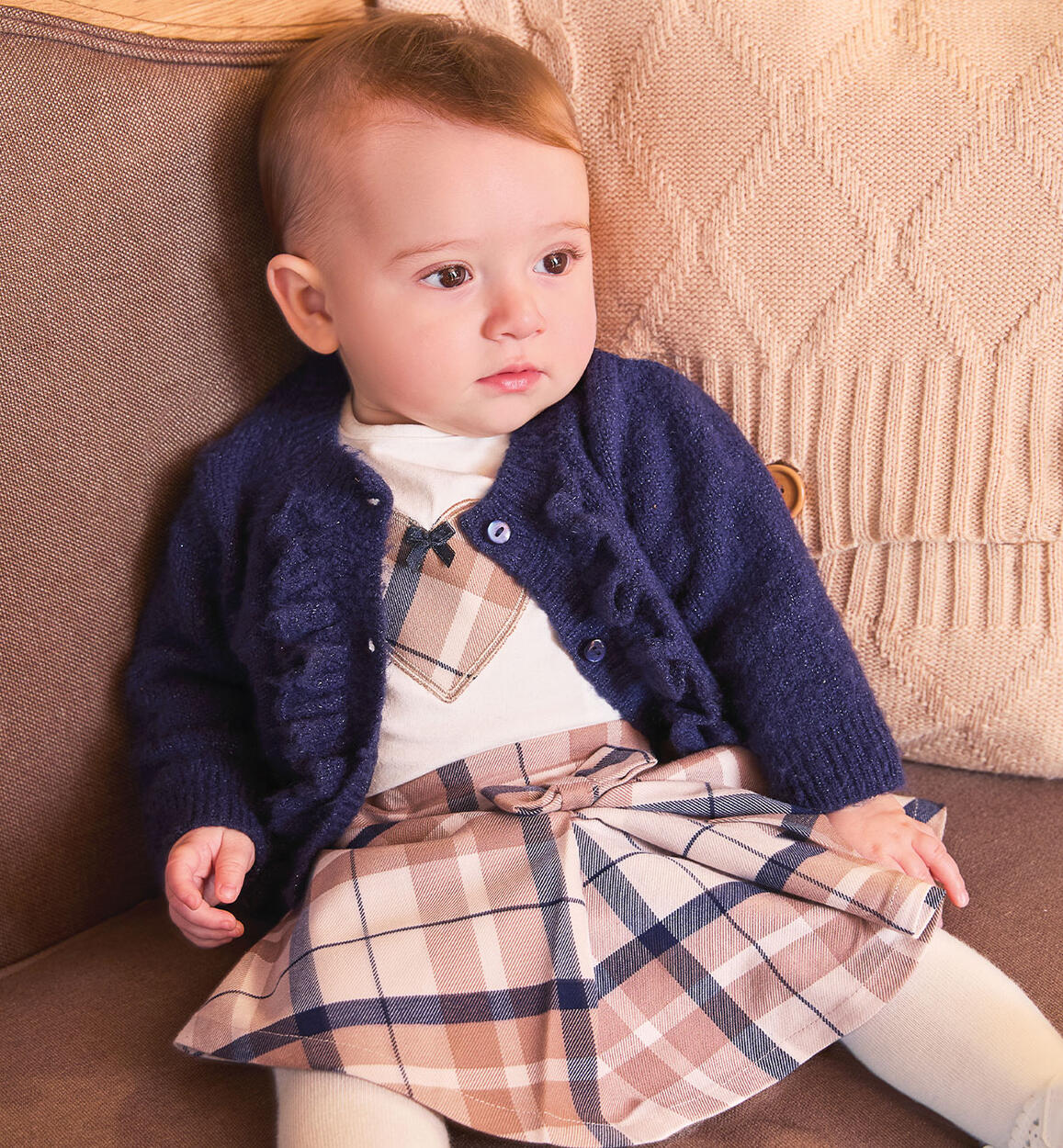 Elegante pantaloncino bimba PANNA Minibanda