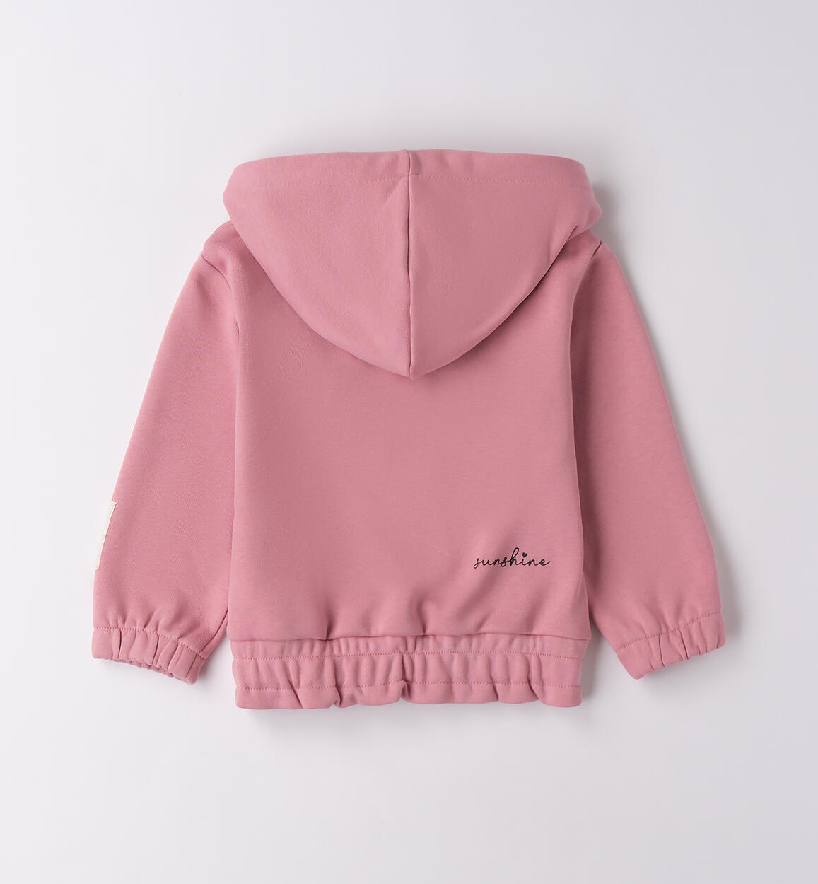 Felpa bambina con cappuccio ROSA ANTICO-2748 - 1484F29600