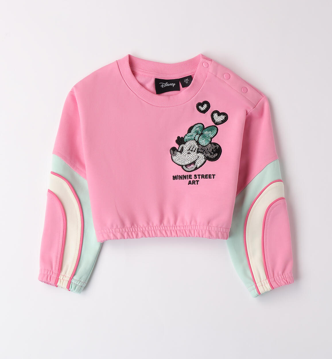 Felpa bambina con Minnie ROSA Special Project