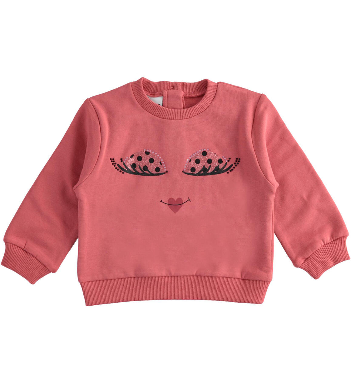 Sweatshirt with print for girls from 9 months to 8 years iDO PINK iDO