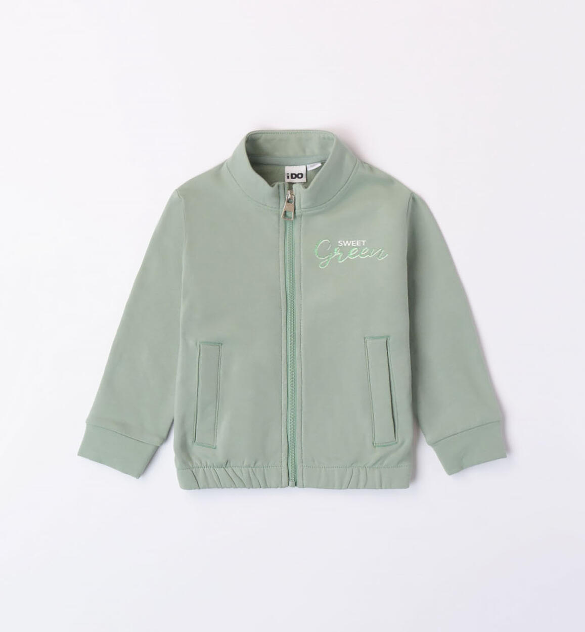 iDO green sweatshirt for girls from 9 months to 8 years GREEN iDO