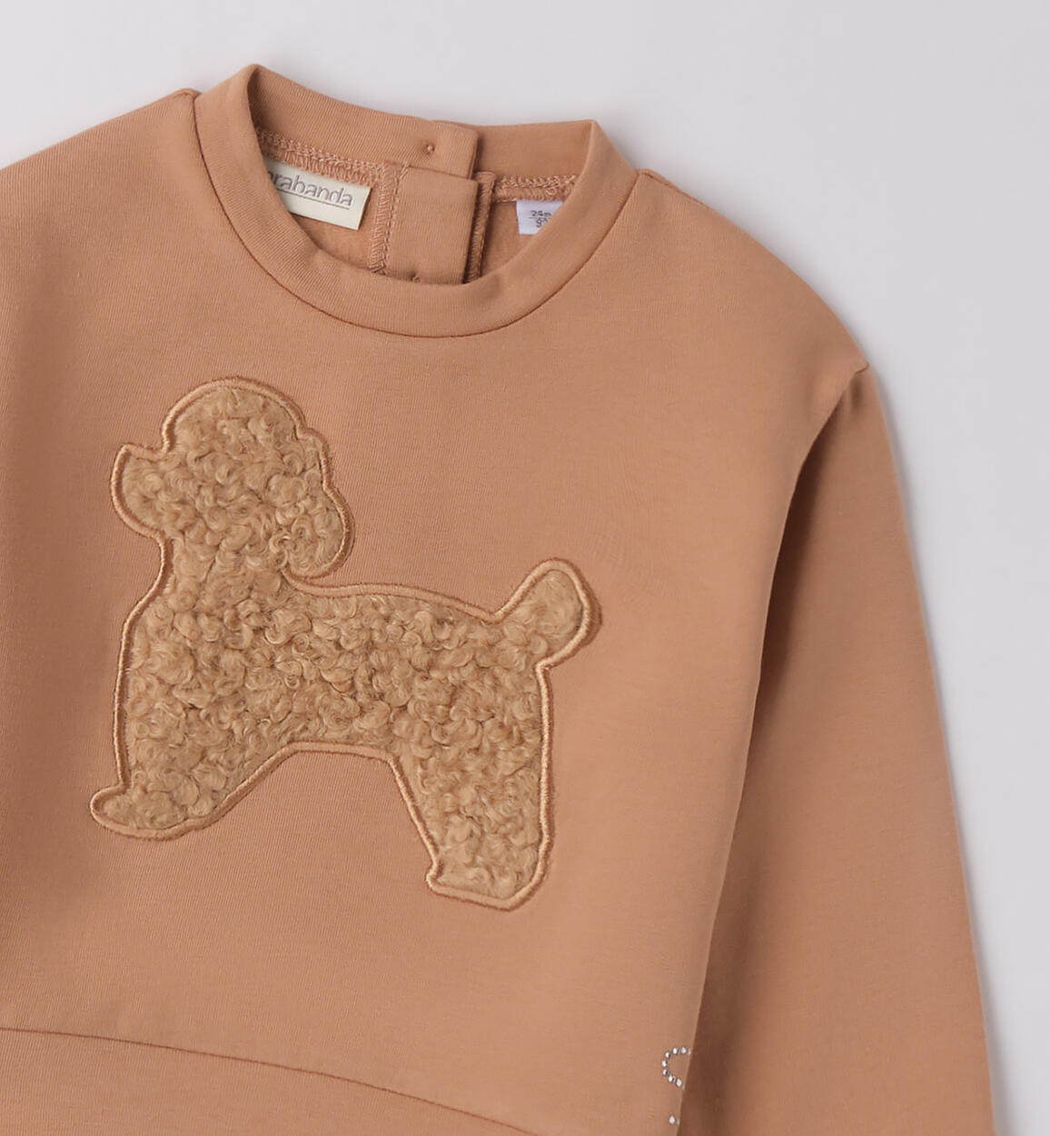 Felpa bambina teddy BISCUIT-0945 - 1480F30500
