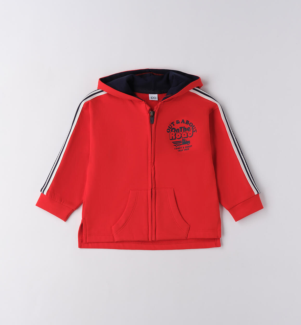 Felpa bambino 100% cotone ROSSO-2236 - 1204F25000