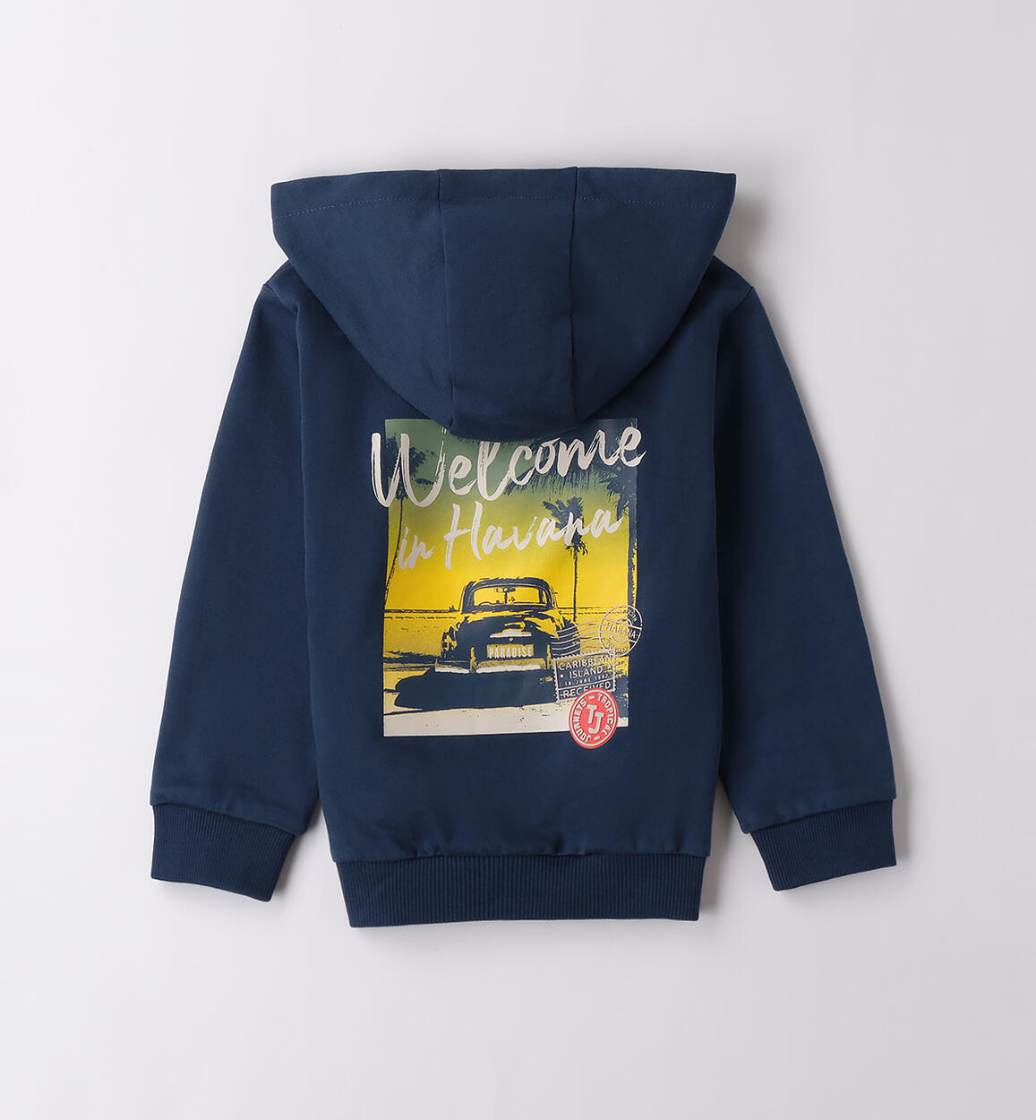 Felpa bambino con zip BLU-3656 - 1200B05300