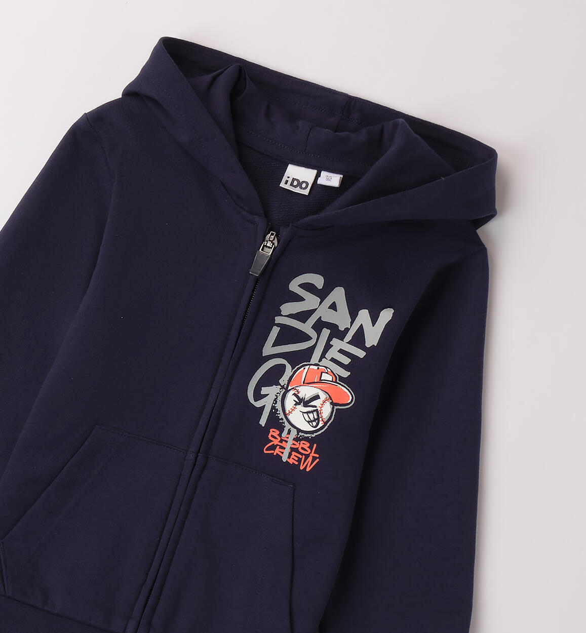 Felpa bambino con zip NAVY-3854 - 1204B29200