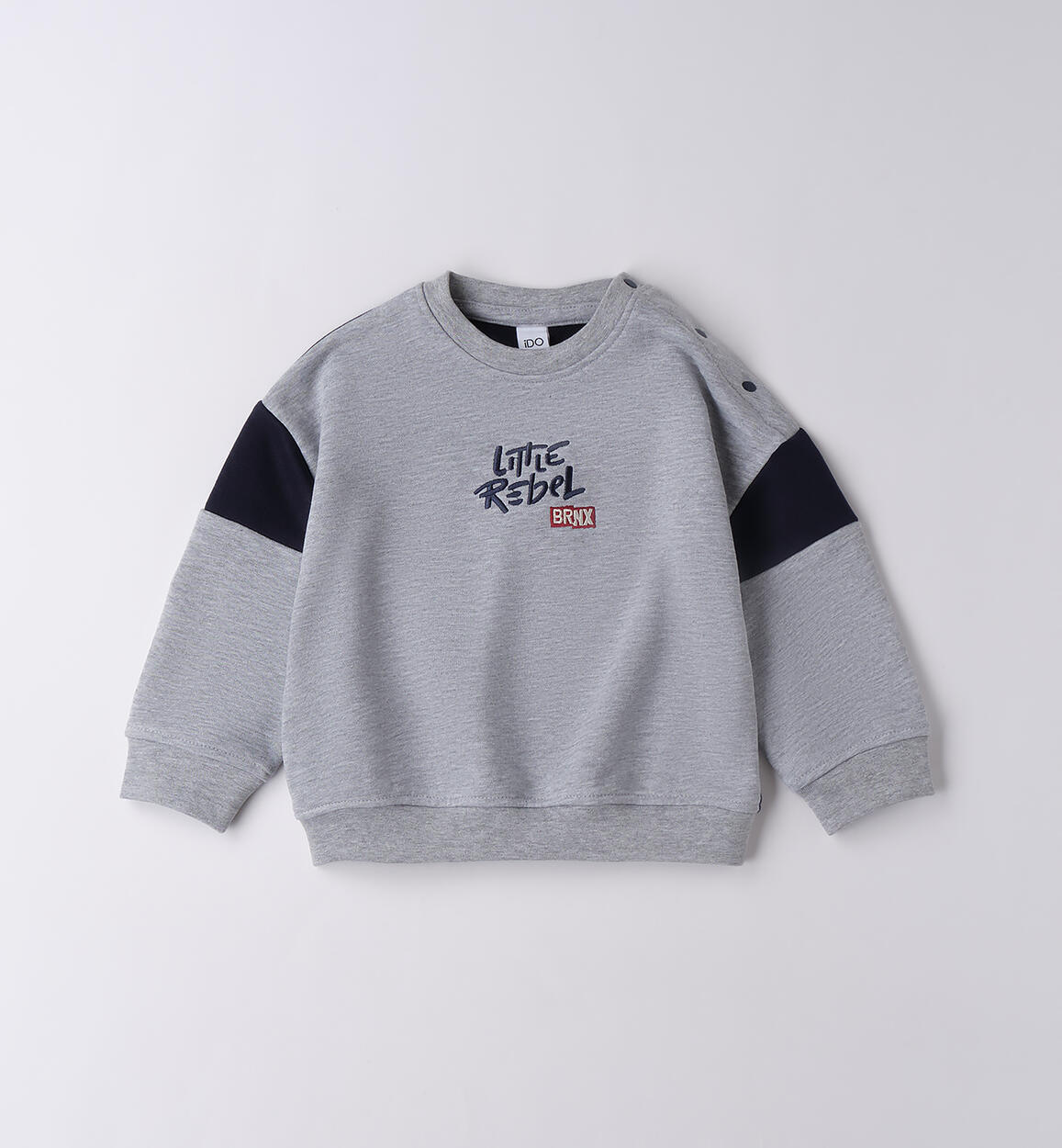 Felpa bambino girocollo  GRIGIO iDO