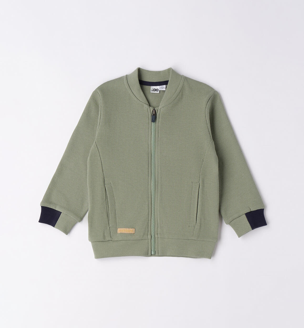 Felpa bambino waffle VERDE iDO