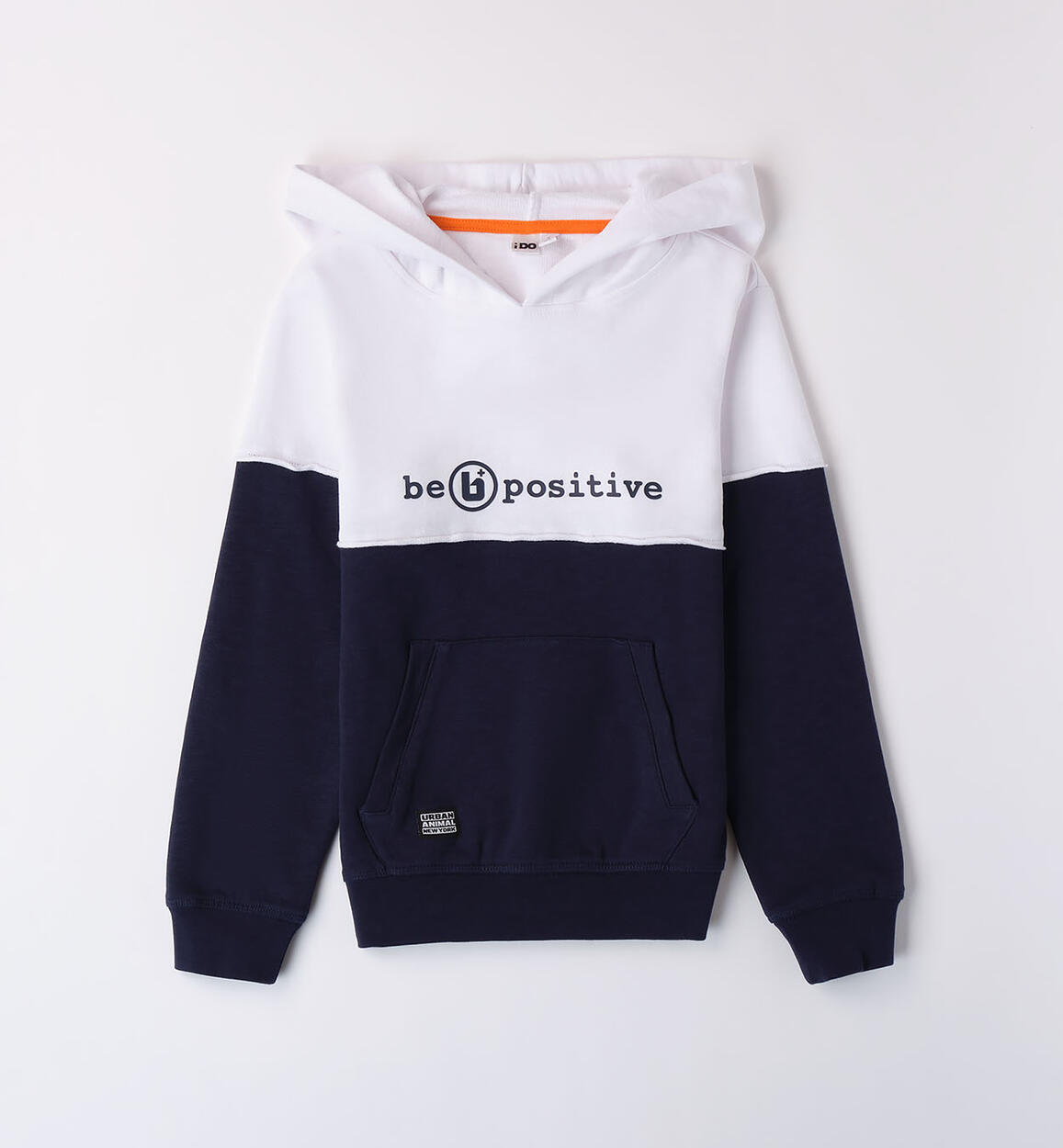 Felpa bicolor per ragazzo BLU iDO