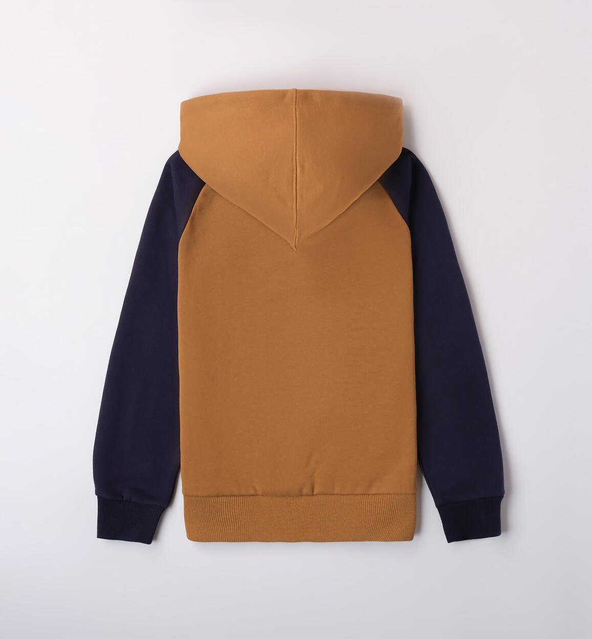 Felpa bicolor Superga MARRONE-0813