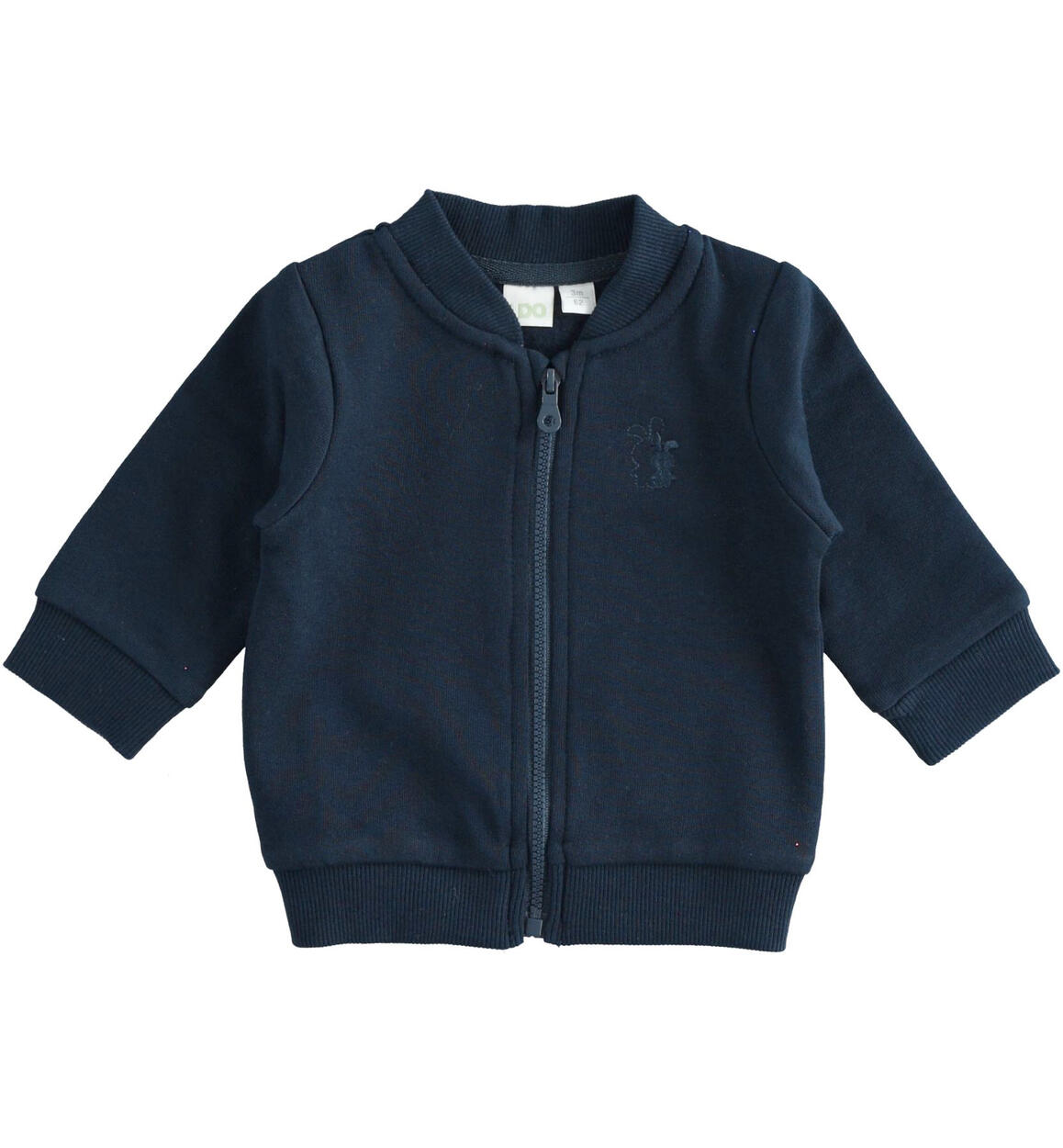 Boy sweatshirt with zip from 1 to 24 months iDO BLUE iDO