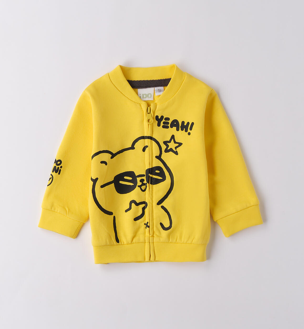 Felpa bimbo neonato GIALLO iDO