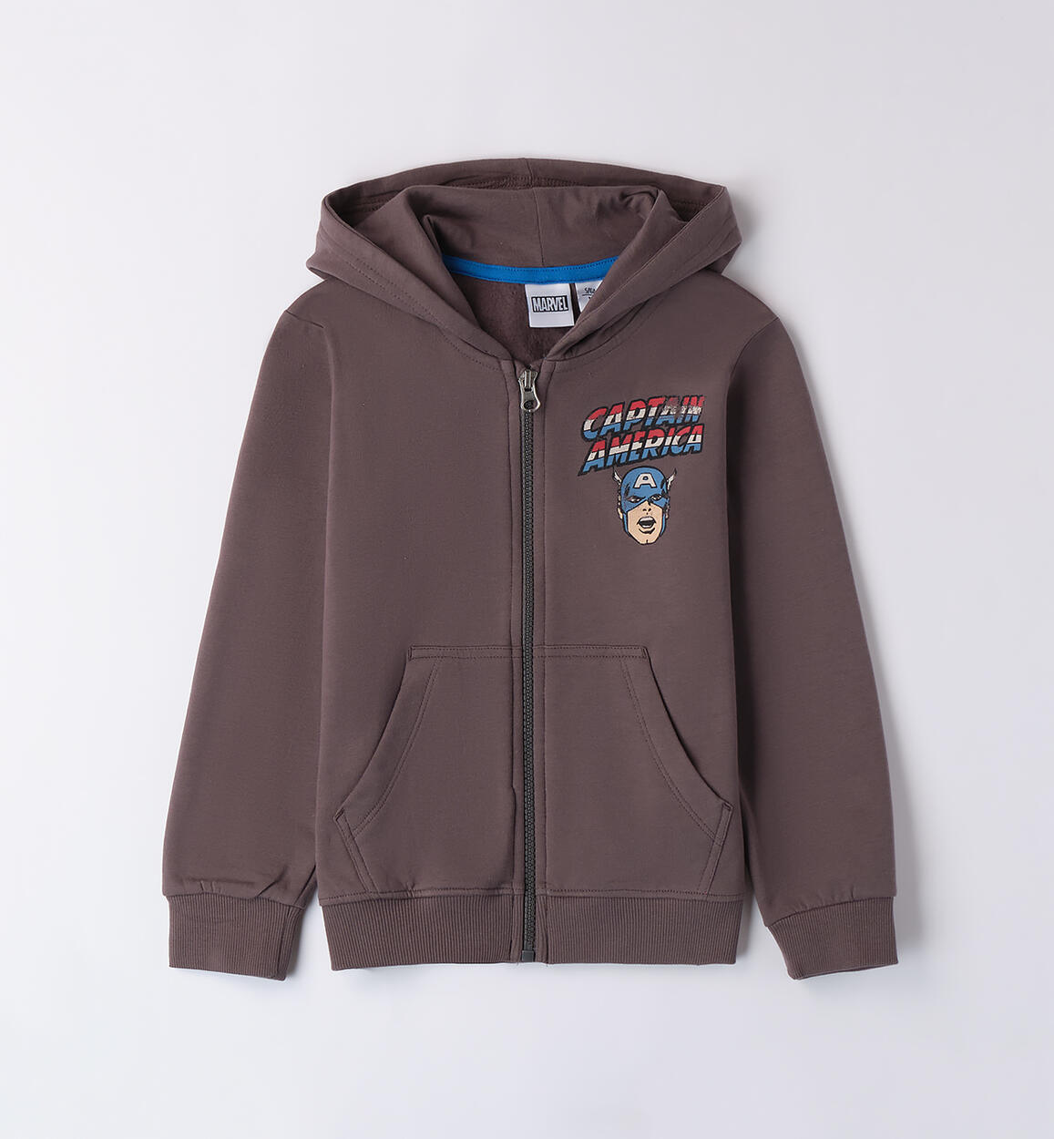 Felpa Capitan America MARRONE SPECIAL PROJECT