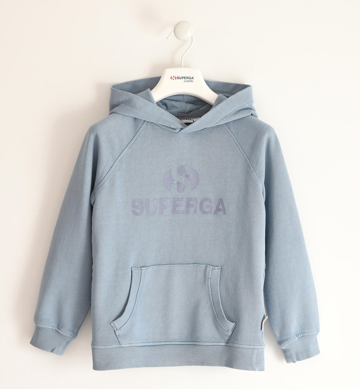 Felpa cappuccio Superga AZZURRO SUPERGA ICON