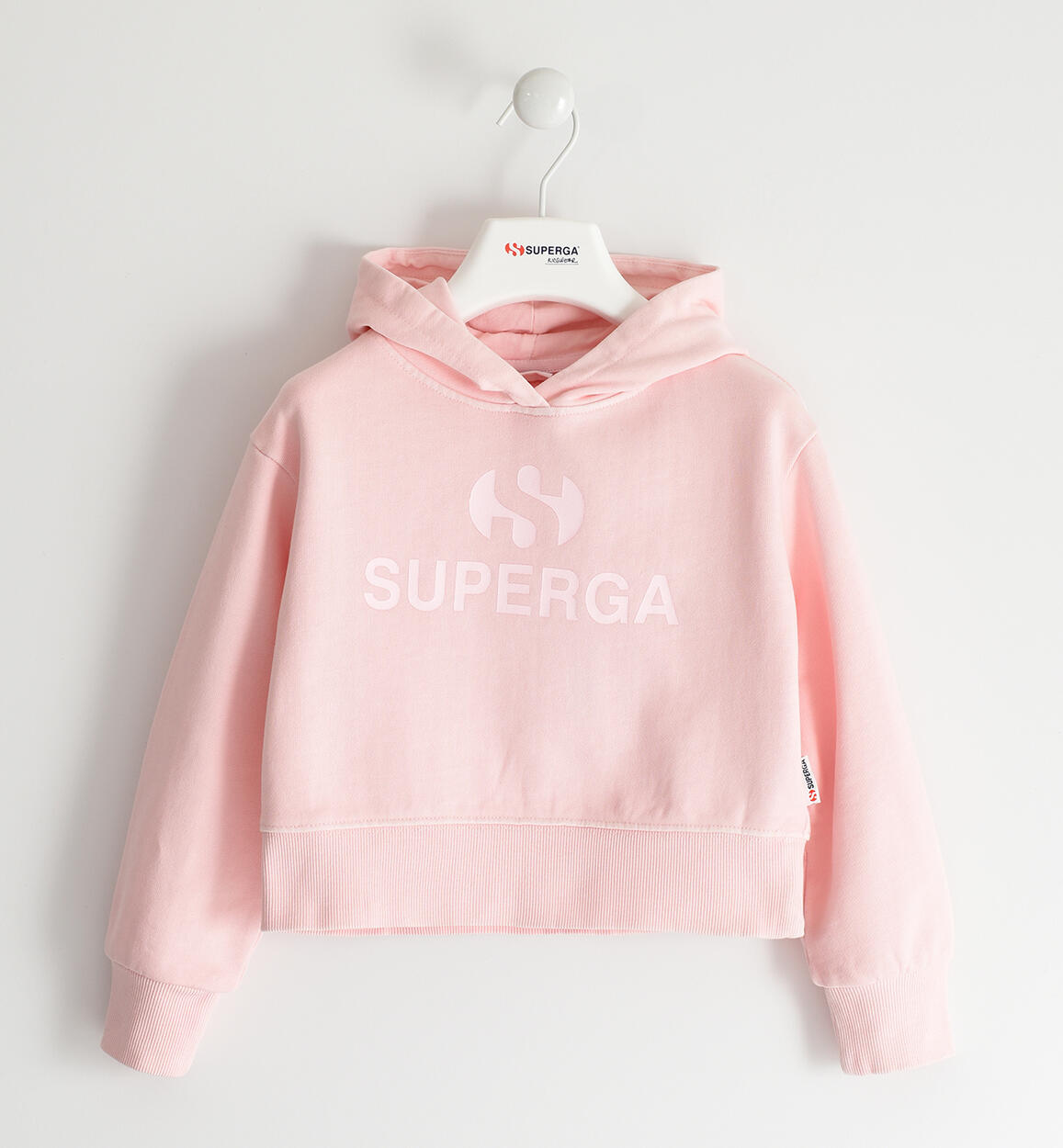 Felpa cappuccio Superga ROSA SUPERGA ICON