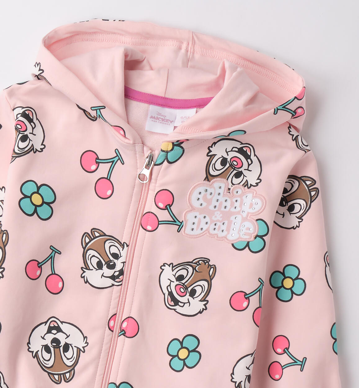Felpa Cip e Ciop bambina ROSA SPECIAL PROJECT