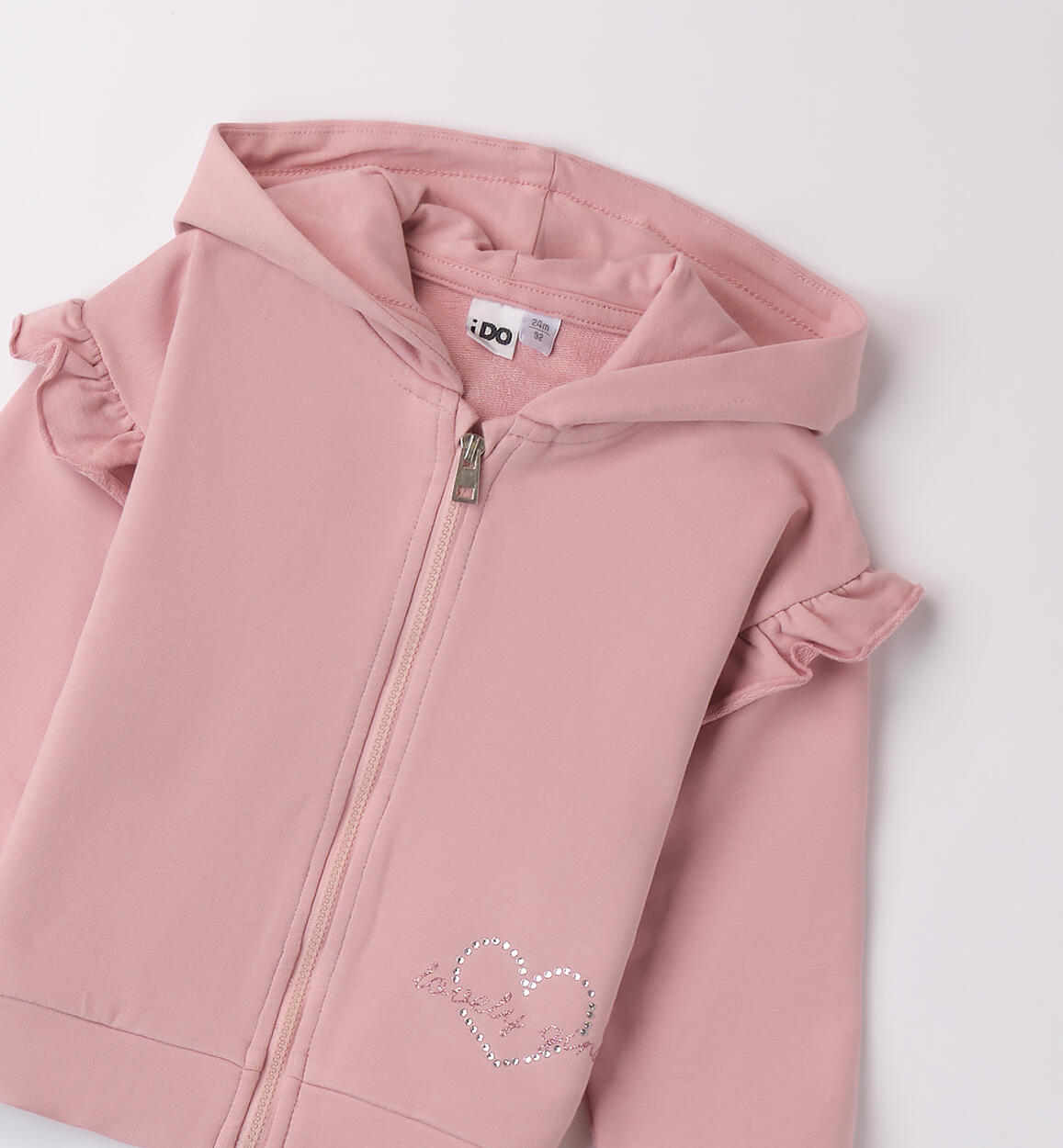 Felpa con cappuccio bambina ROSA-3031 - 1484B35800