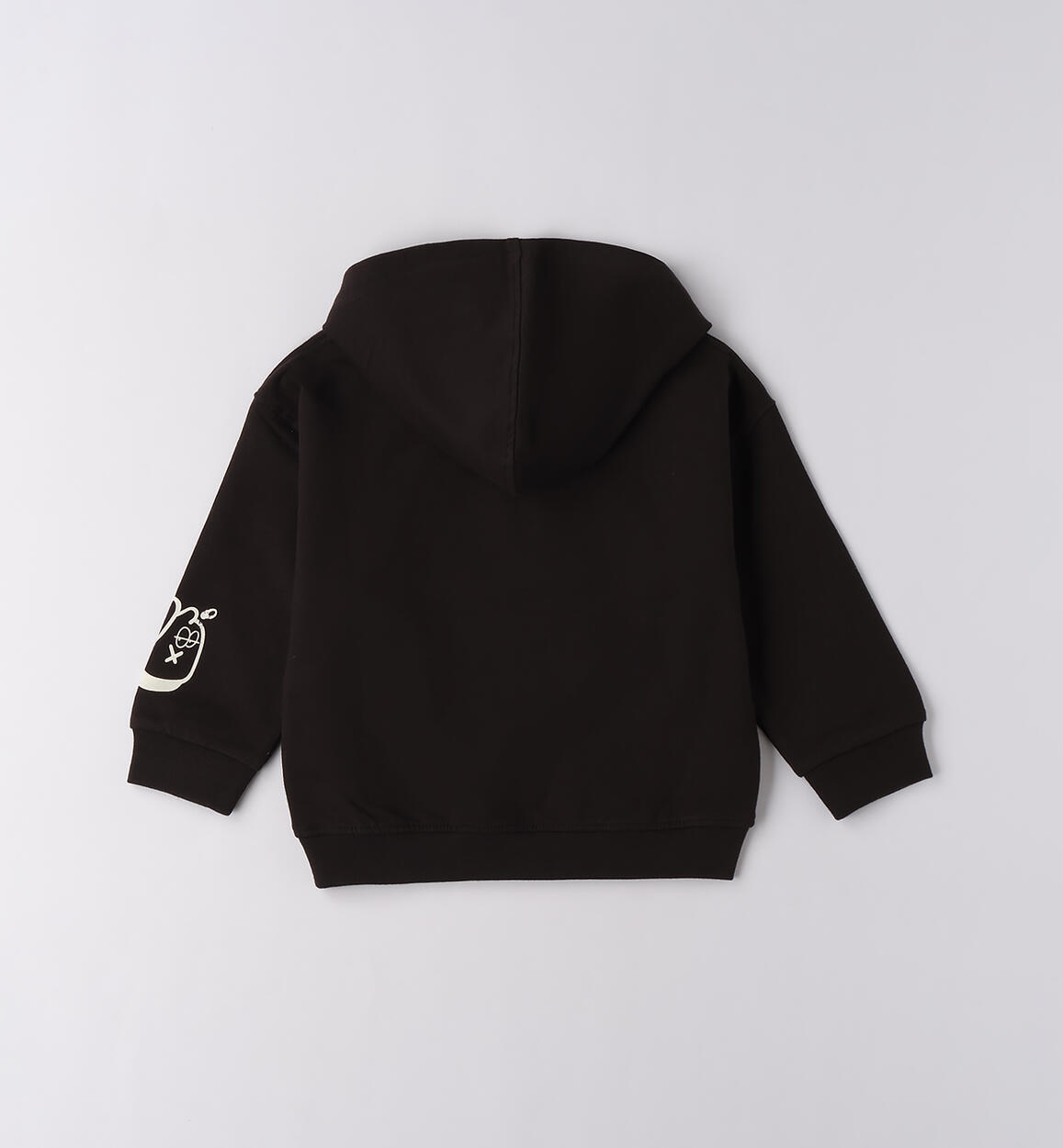 Felpa con cappuccio bambino NERO-0658 - 1204F22200