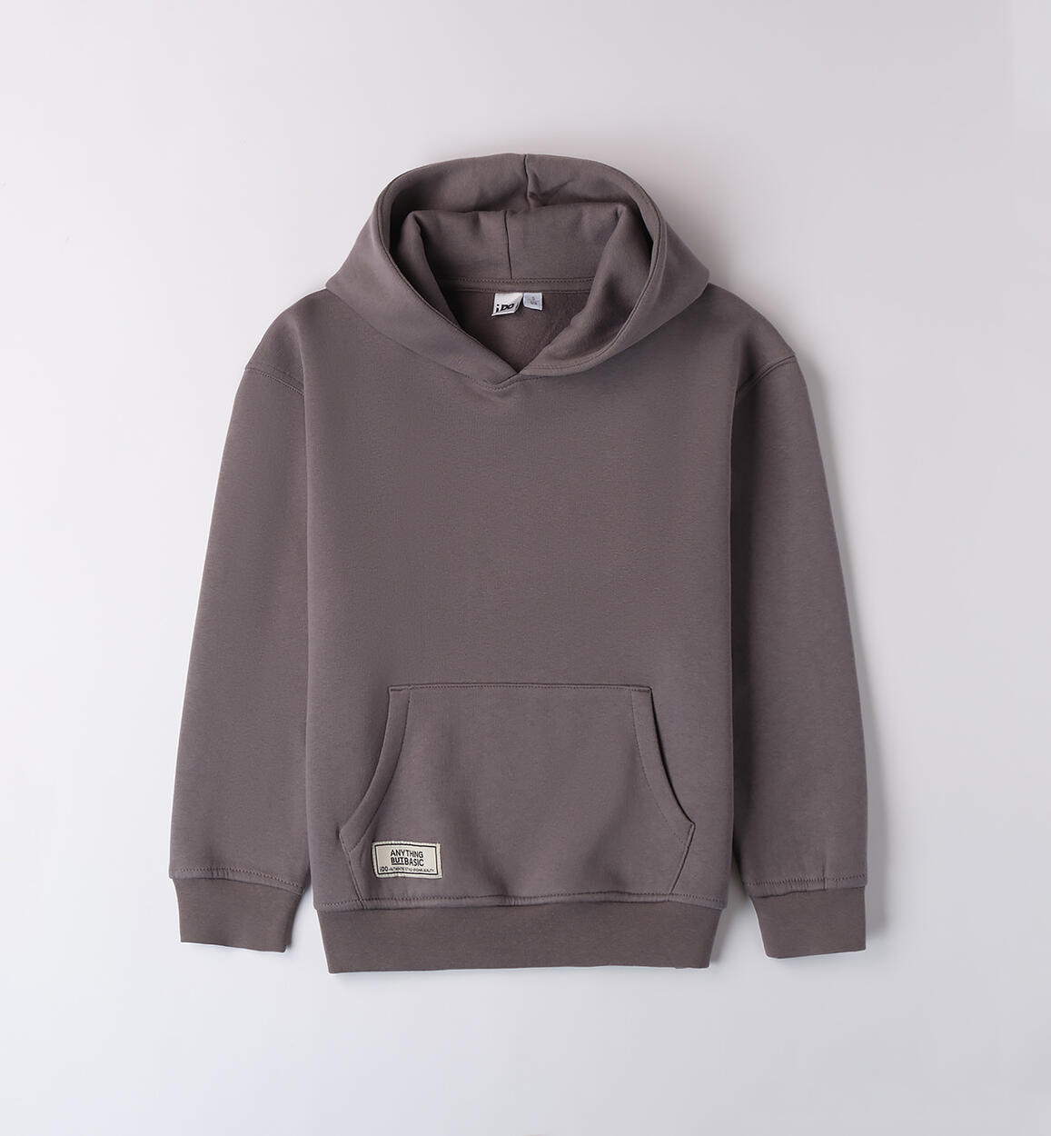 Felpa con cappuccio modello unisex GRIGIO iDO