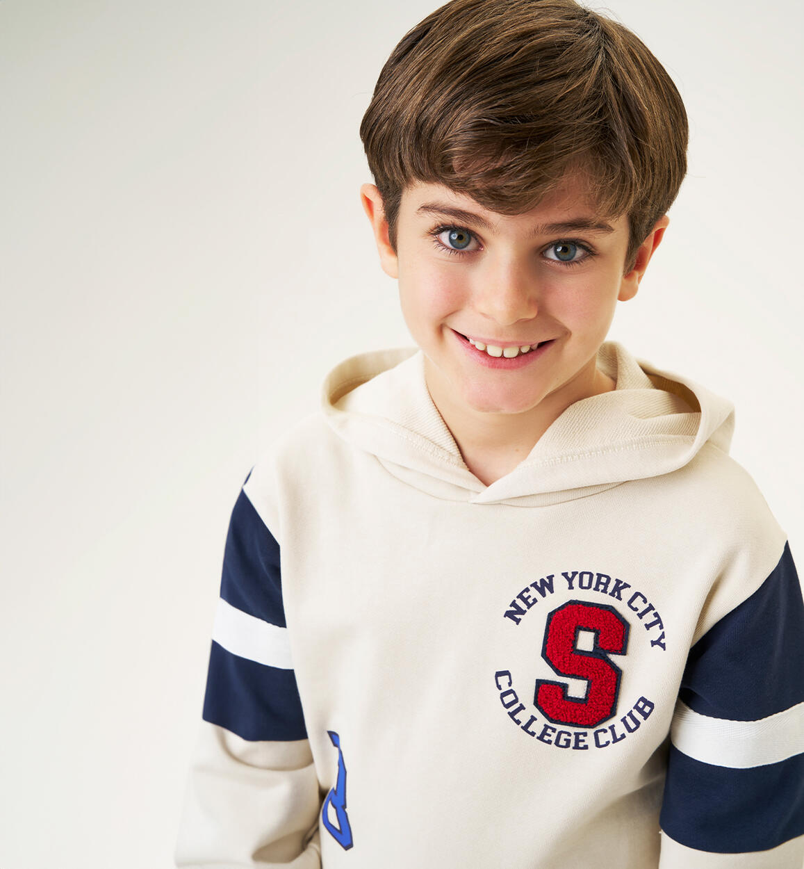 Felpa con cappuccio ragazzo BEIGE Sarabanda