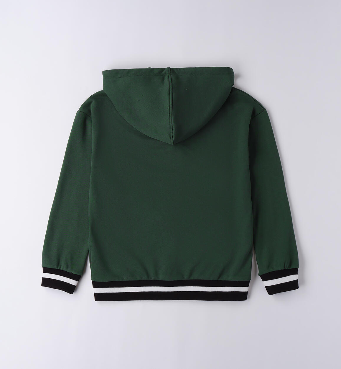 Felpa con cappuccio ragazzo GREEN-4743 - 2424F41700