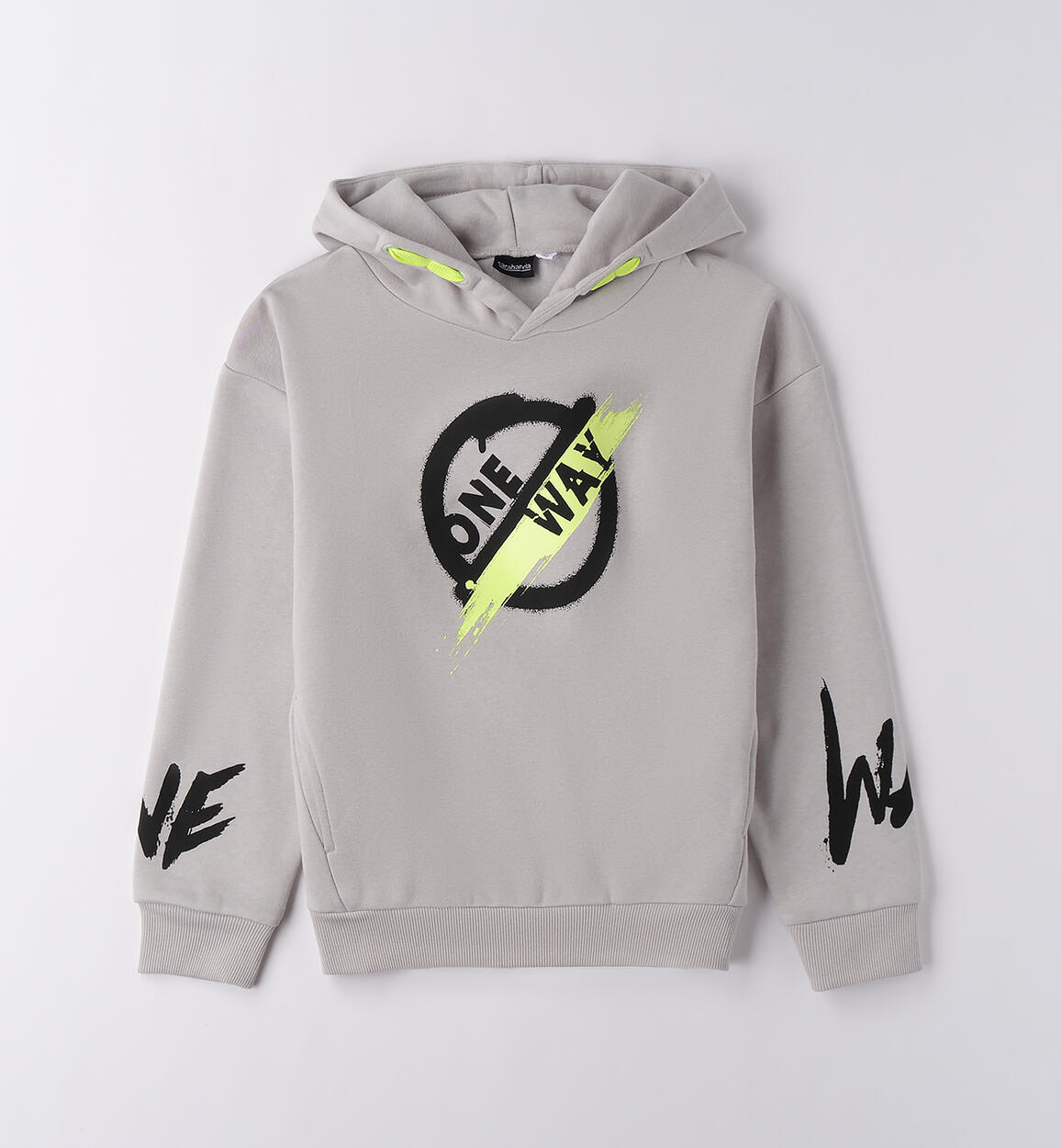 Felpa con cappuccio ragazzo GRIGIO-0516 - 2420F66600