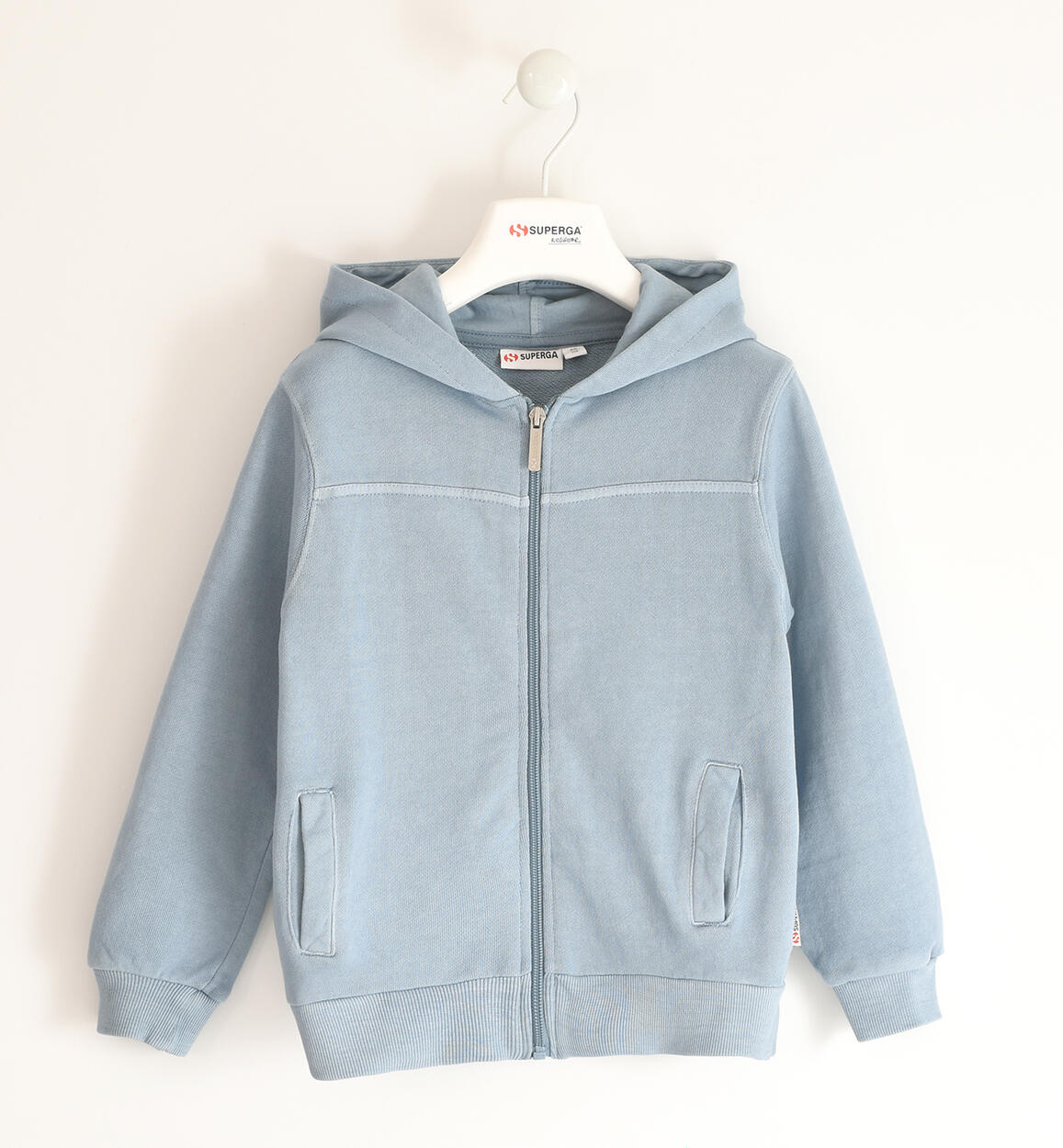 Felpa con cappuccio Superga AZZURRO SUPERGA ICON
