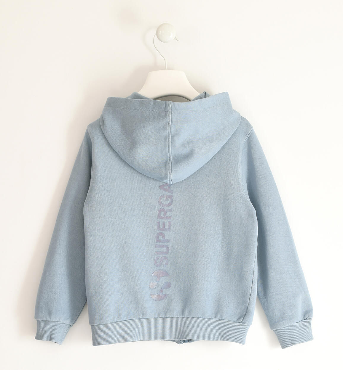 Felpa con cappuccio Superga AZZURRO-3922 - 242W510000