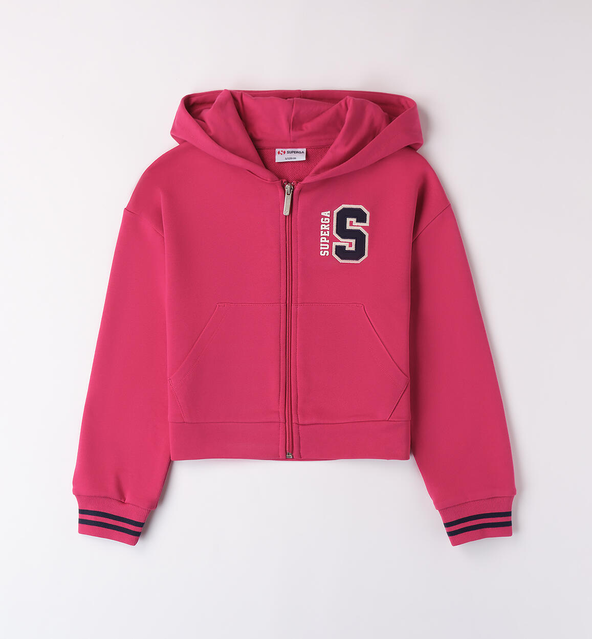 Felpa con cappuccio Superga ROSSO SUPERGA