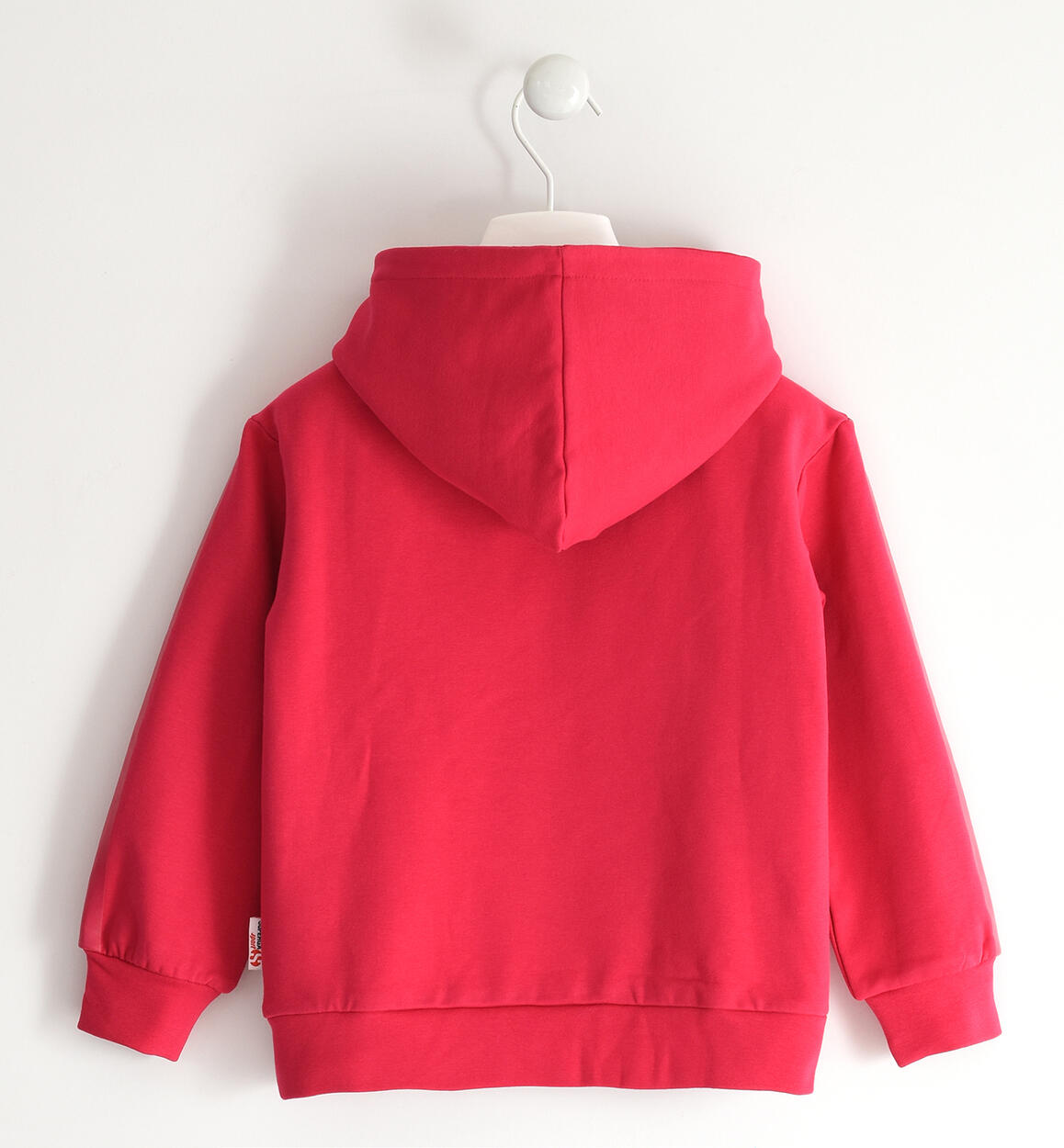 Felpa con cappuccio Superga per bambina FUXIA-2355