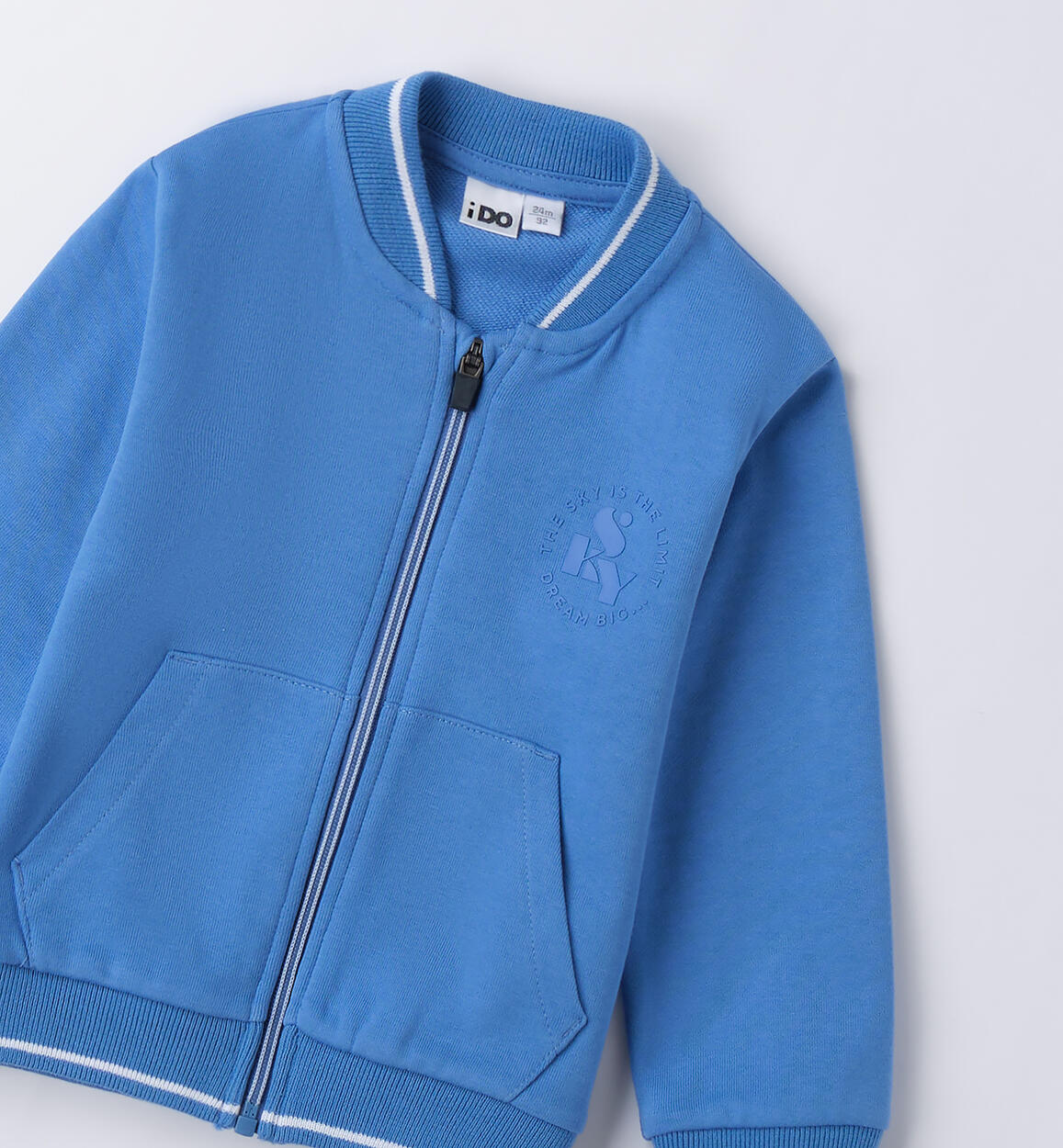 Felpa con zip bambino AVION-3732 - 1204B25200